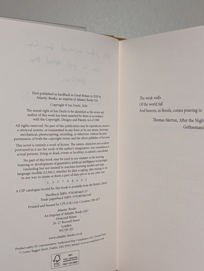 Communion by Jon Doyle (Signed Lined First Edition) - Fialta Books