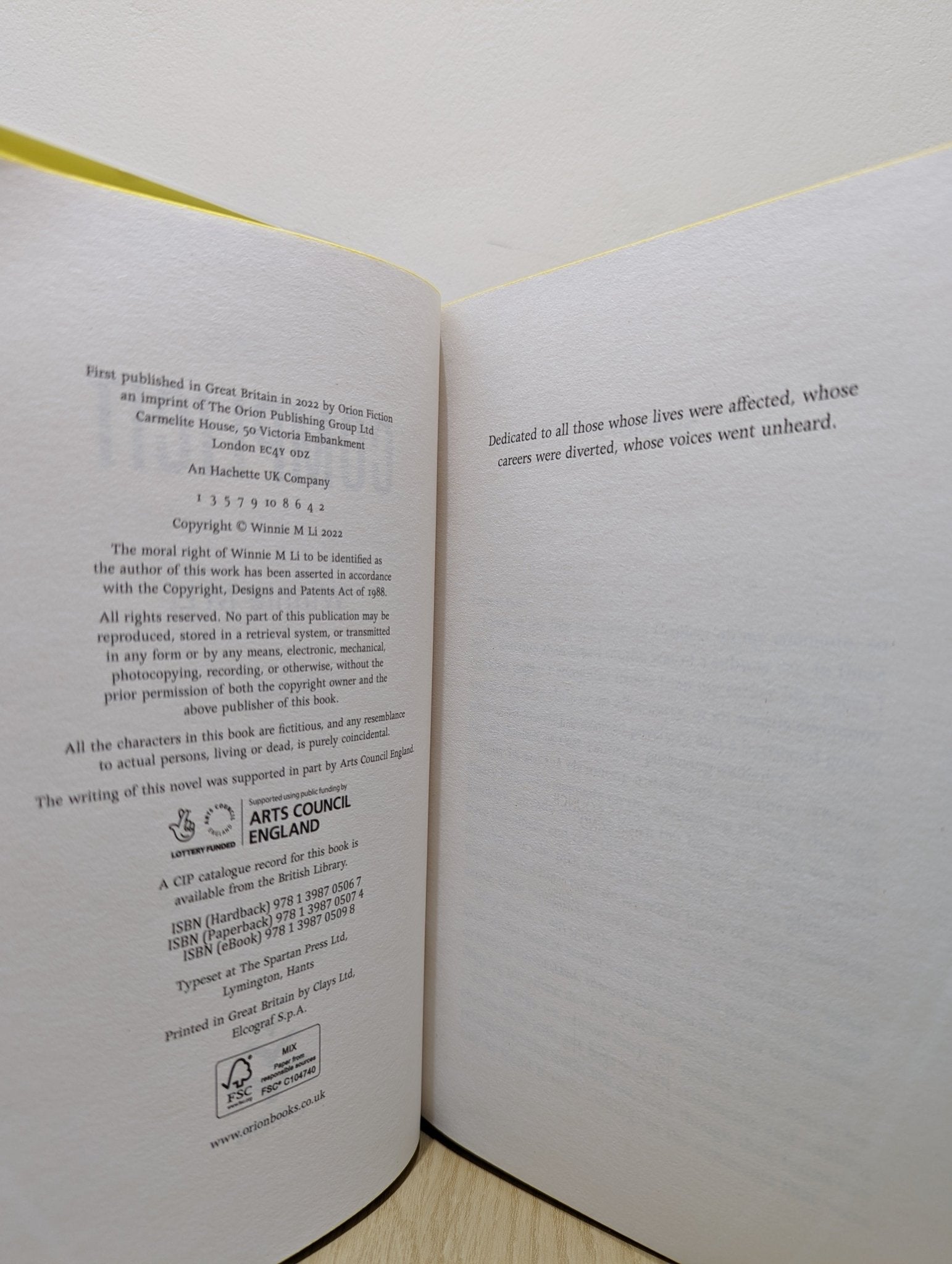 Complicit by Winnie M Li (Signed First Edition with sprayed edges) - Fialta Books