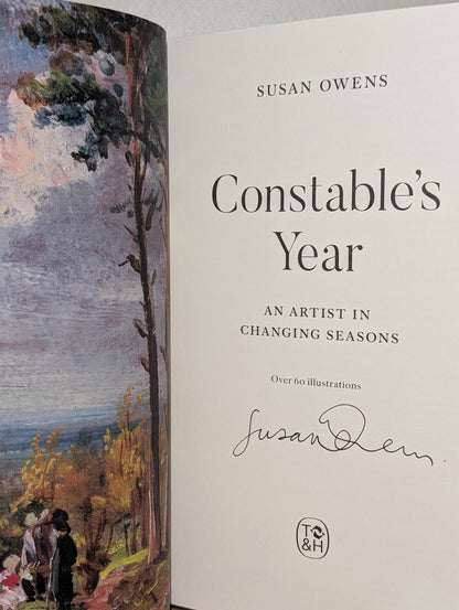 Constable's Year: An Artist in Changing Seasons by Susan Owens (Signed First Edition) - Fialta Books