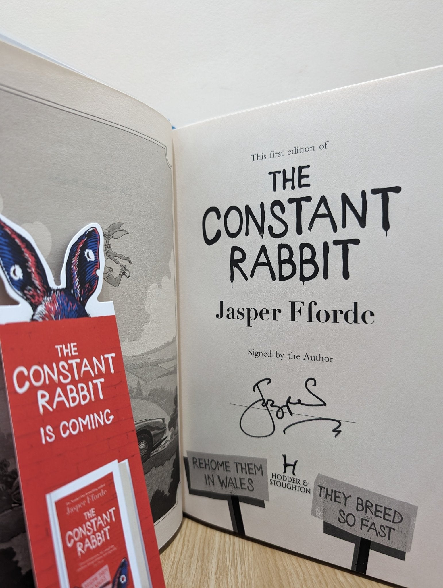 Constant Rabbit by Jasper Fforde (Signed First Edition) - Fialta Books