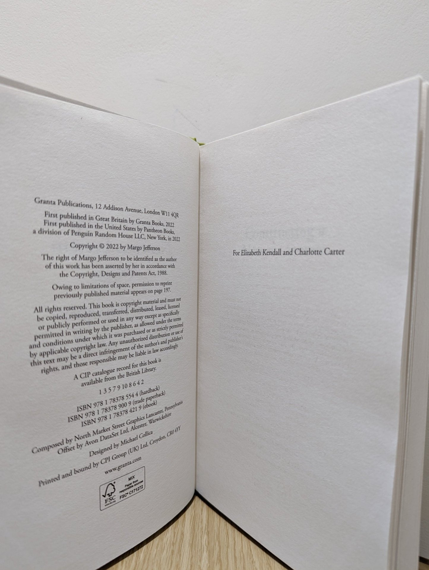 Constructing a Nervous System: A Memoir by Margo Jefferson (Signed First Edition) - Fialta Books