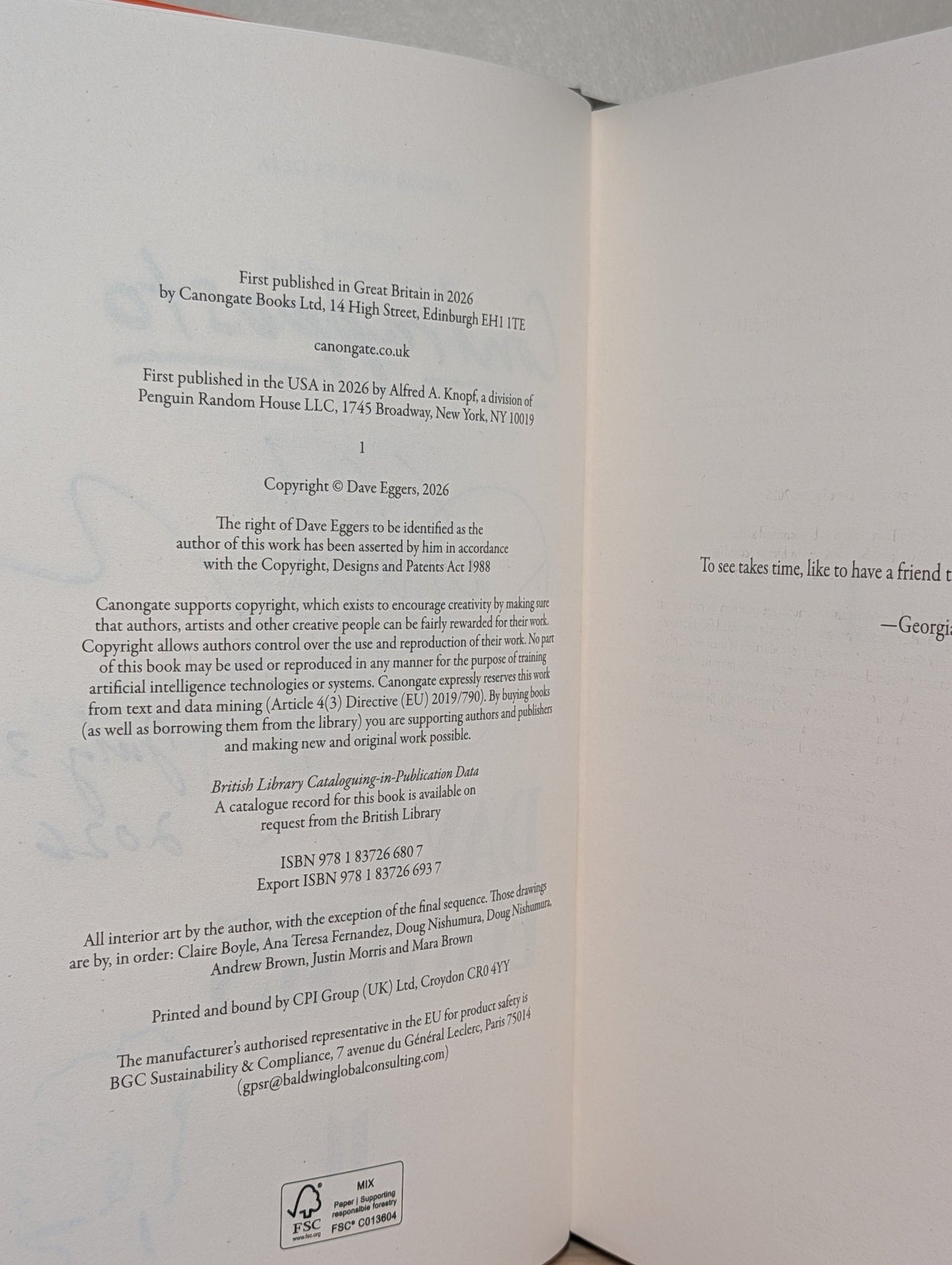 Contrapposto by Dave Eggers (Signed Dated First Edition) - Fialta Books