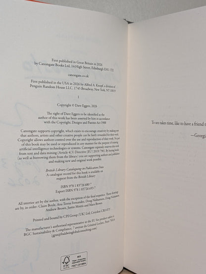 Contrapposto by Dave Eggers (Signed Dated First Edition) - Fialta Books