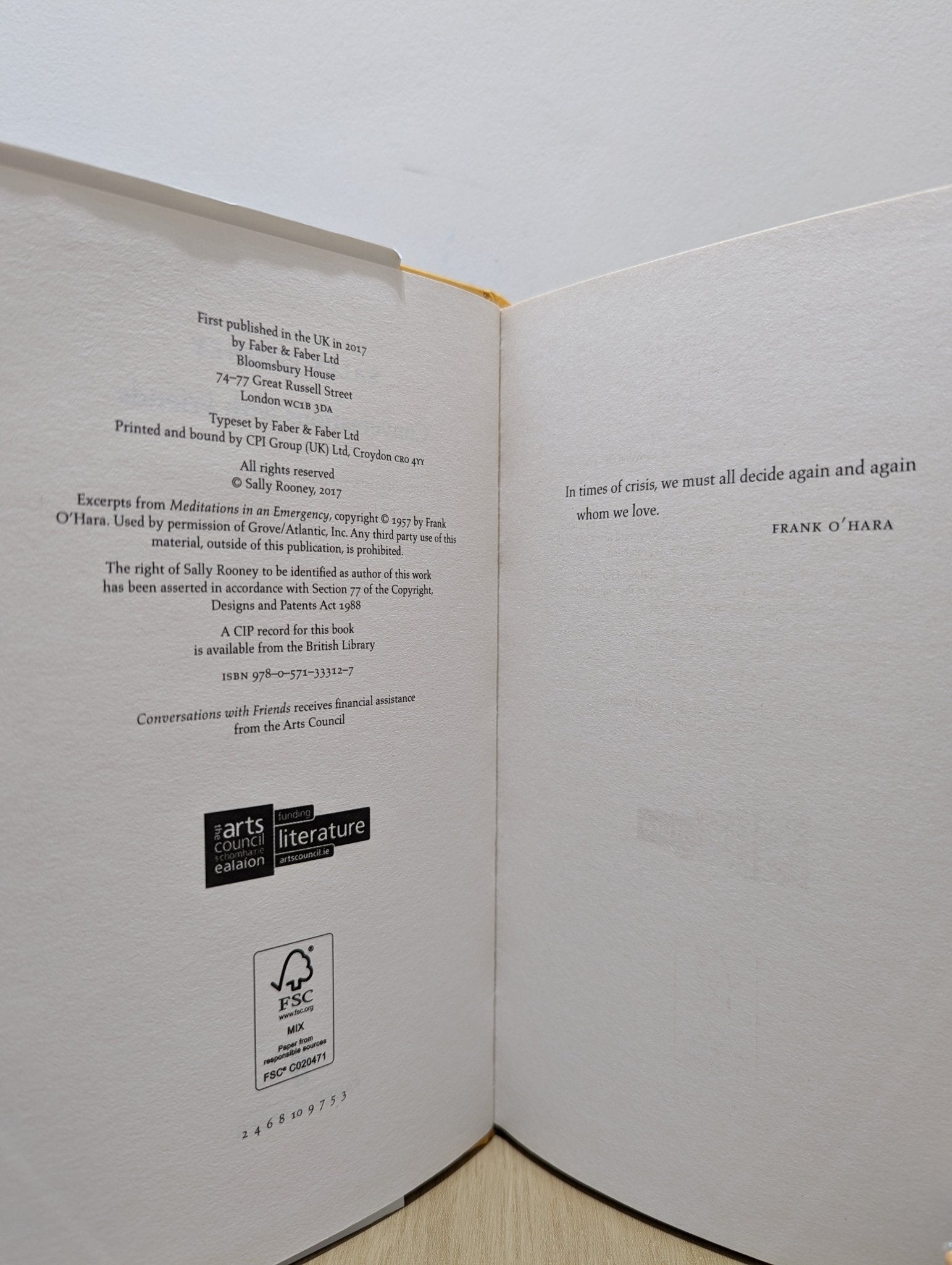 Conversations with Friends by Sally Rooney (First Edition) - Fialta Books