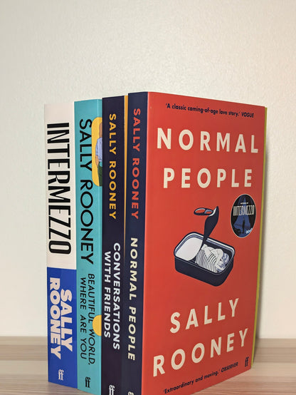 Conversations with Friends; Normal People; Beautiful World, Where Are You; Intermezzo by Sally Rooney (Paperback Edition) - Fialta Books