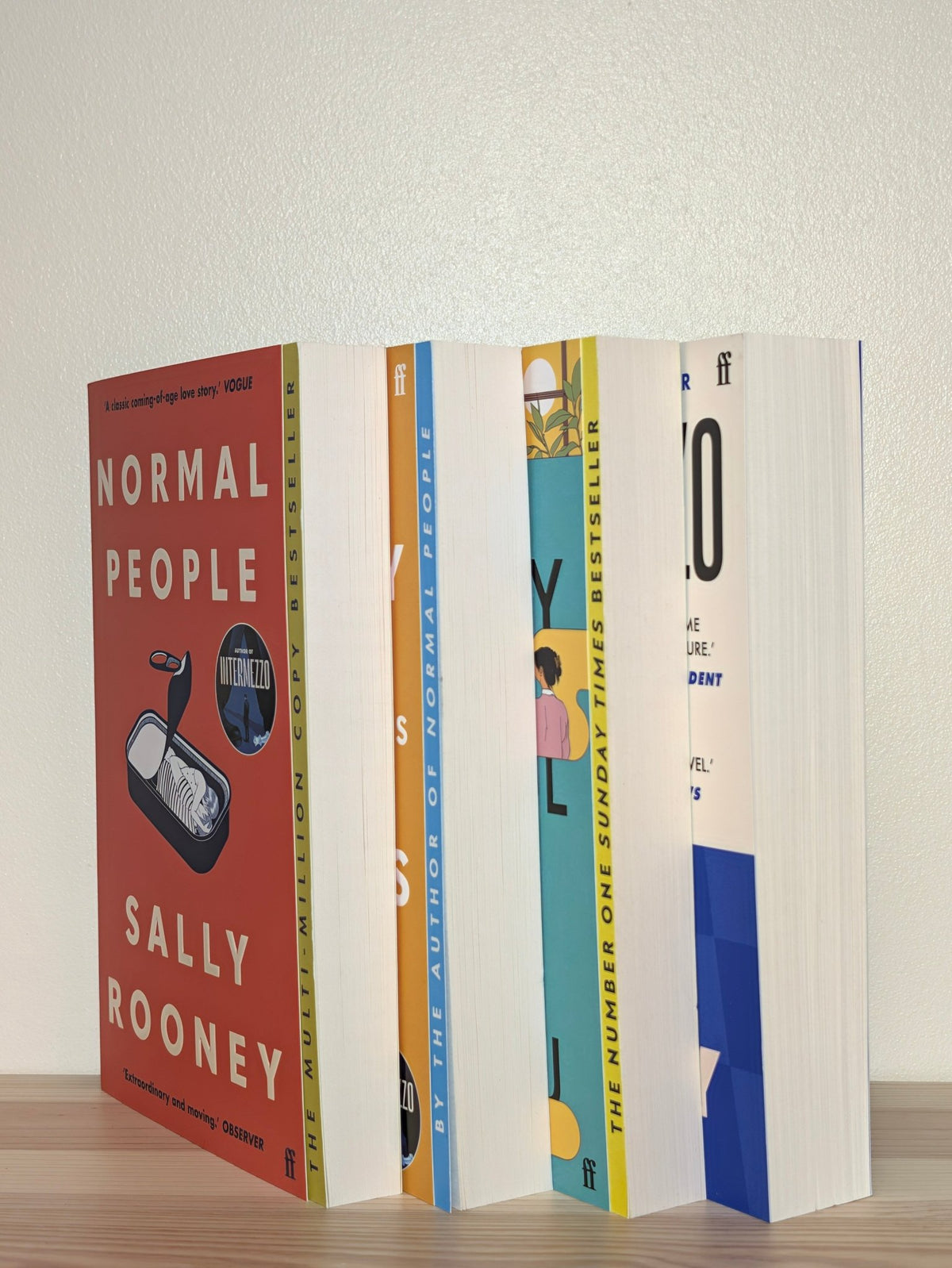 Conversations with Friends; Normal People; Beautiful World, Where Are You; Intermezzo by Sally Rooney (Paperback Edition) - Fialta Books