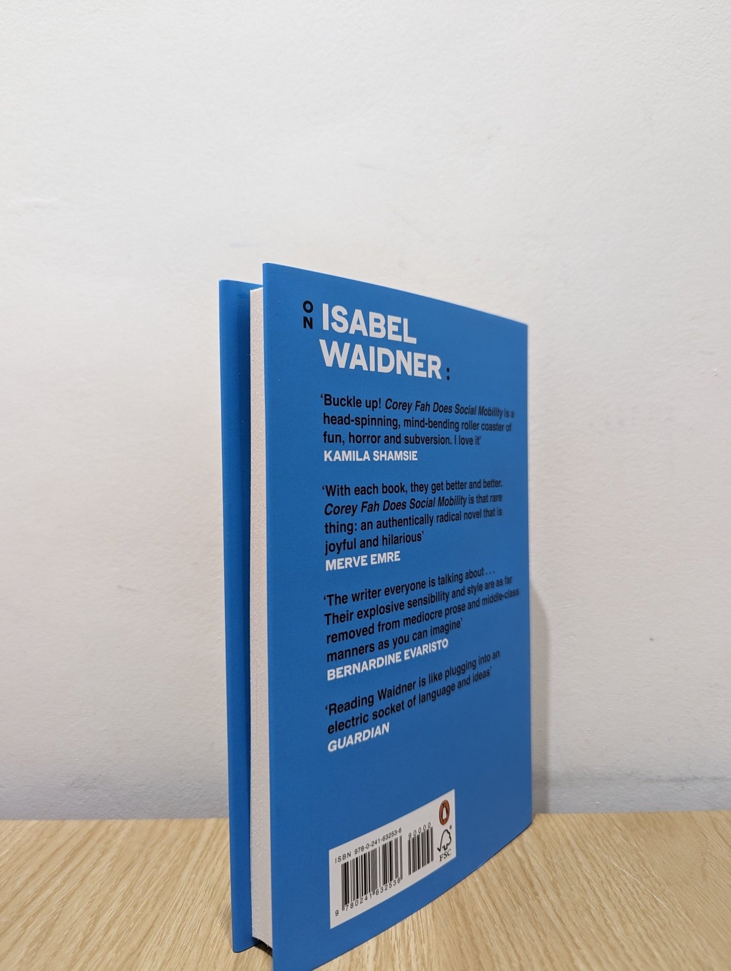 Corey Fah Does Social Mobility by Isabel Waidner (Signed First Edition) - Fialta Books