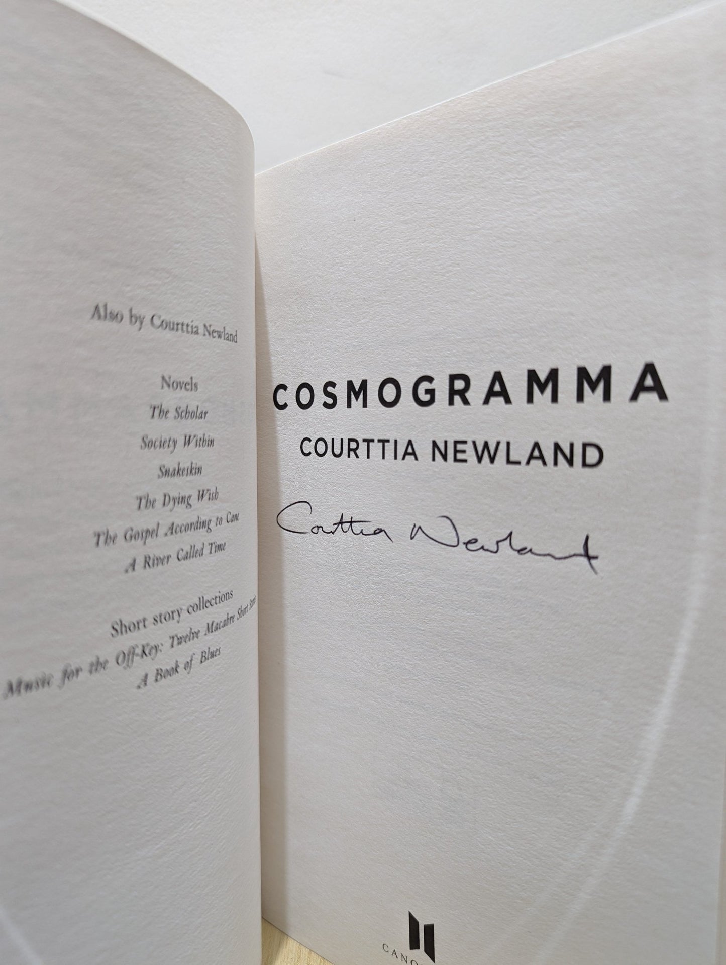 Cosmogramma by Courttia Newland (Signed First Edition) - Fialta Books