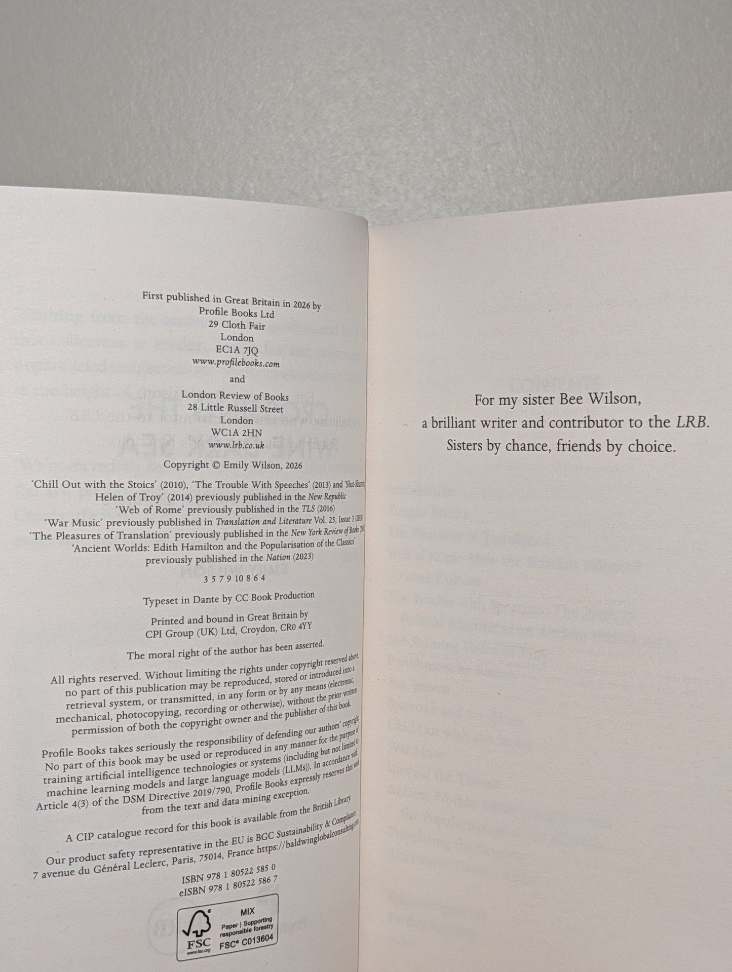 Crossing the Wine-Dark Sea by Emily Wilson (Signed Edition) - Fialta Books
