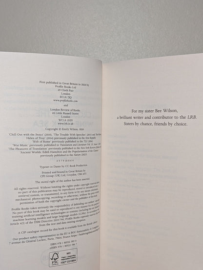 Crossing the Wine-Dark Sea by Emily Wilson (Signed Edition) - Fialta Books
