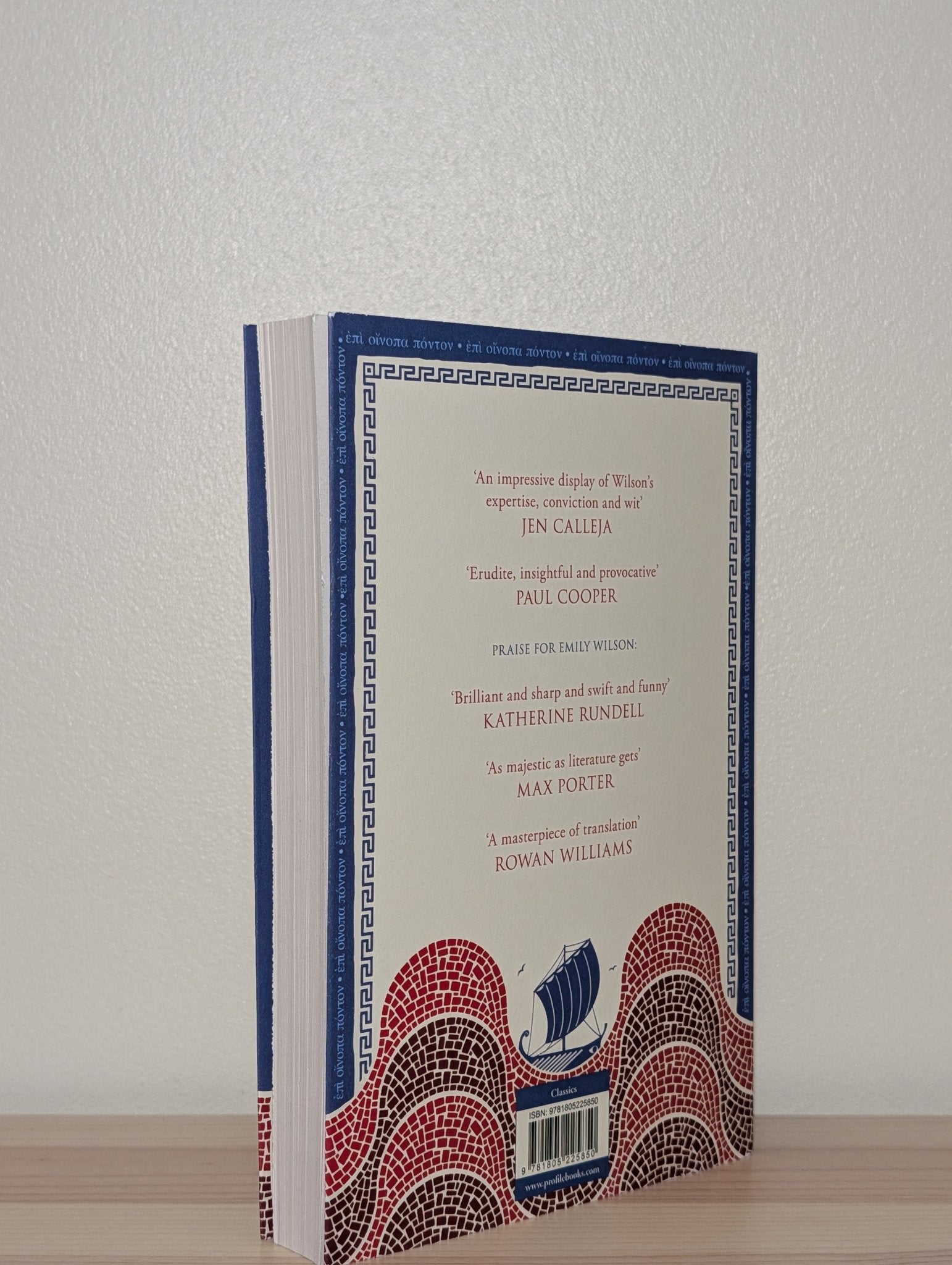 Crossing the Wine-Dark Sea by Emily Wilson (Signed First Edition) - Fialta Books