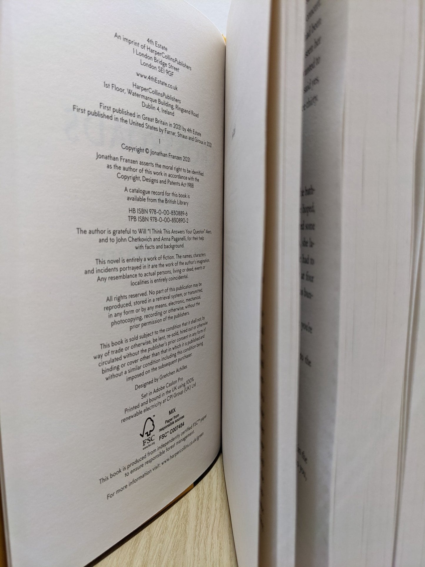 Crossroads by Jonathan Franzen (Signed First Edition) - Fialta Books