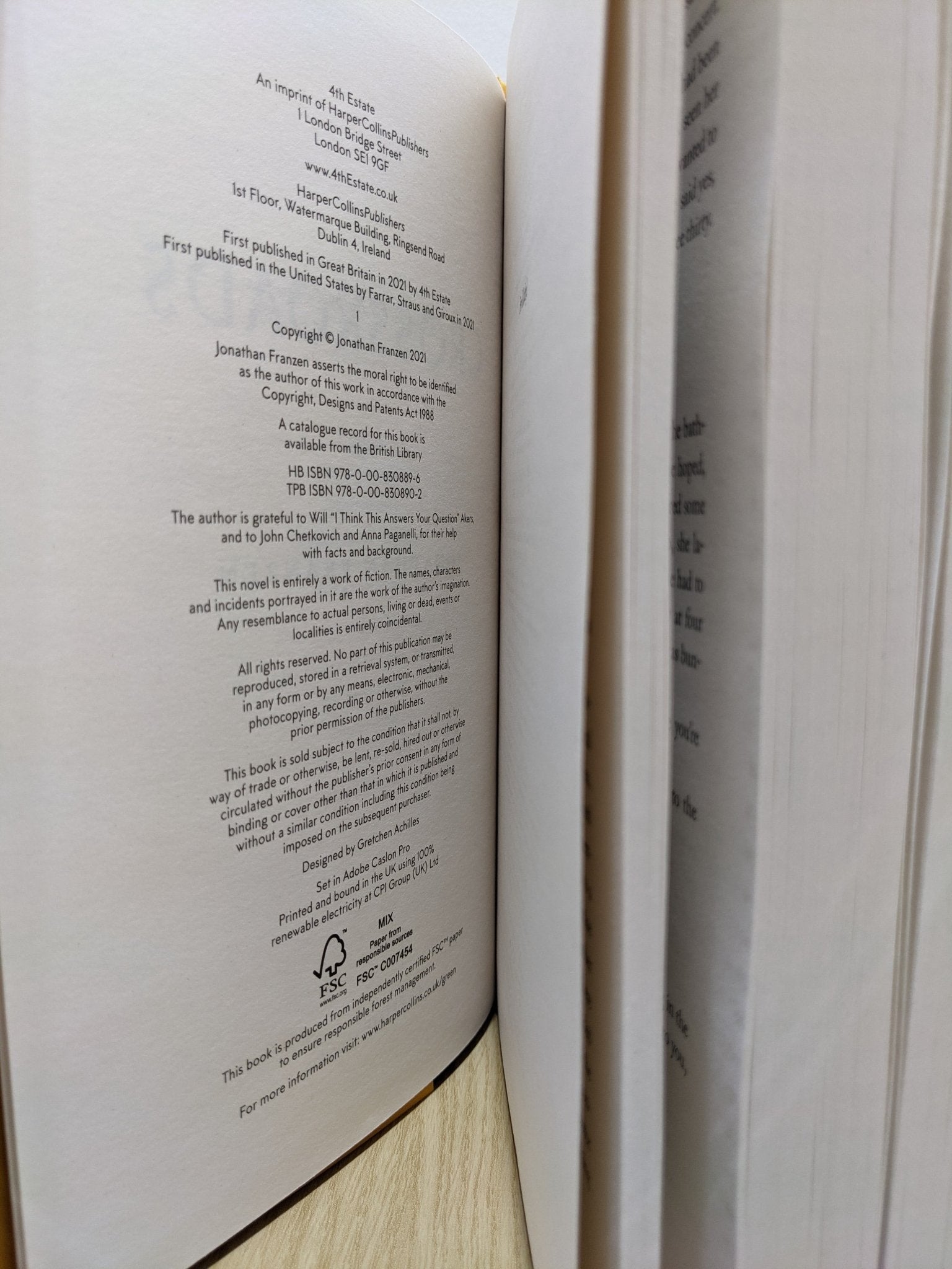 Crossroads by Jonathan Franzen (Signed First Edition) - Fialta Books