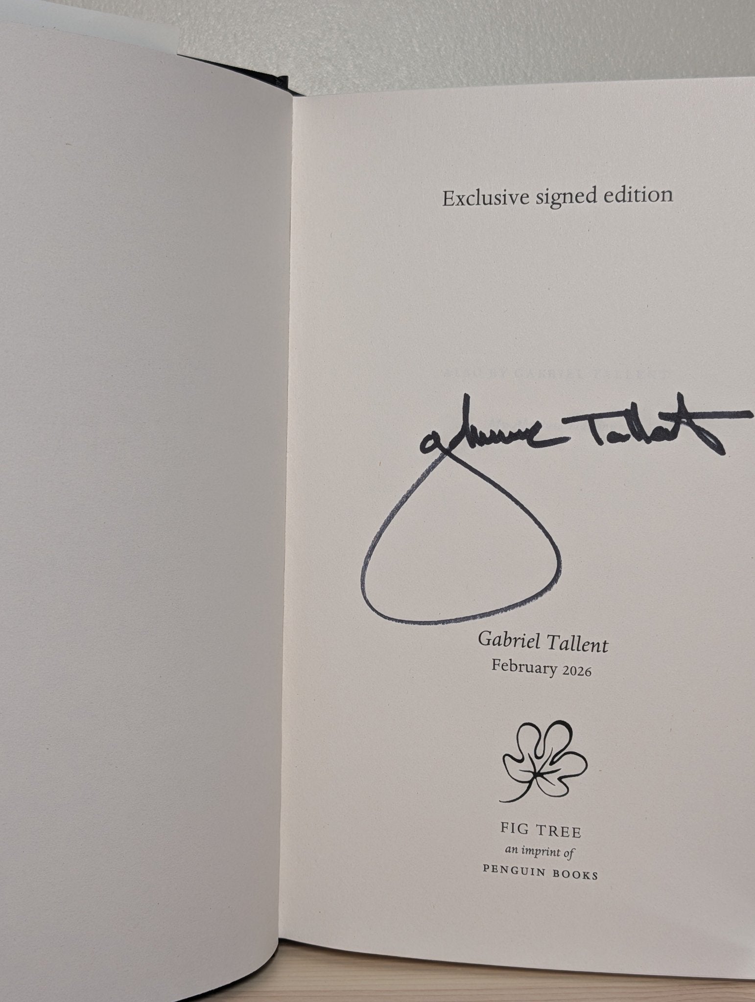 Crux by Gabriel Tallent (Signed First Edition) - Fialta Books