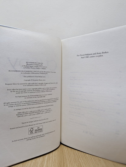 Cuddy by Benjamin Myers (Signed) - Fialta Books