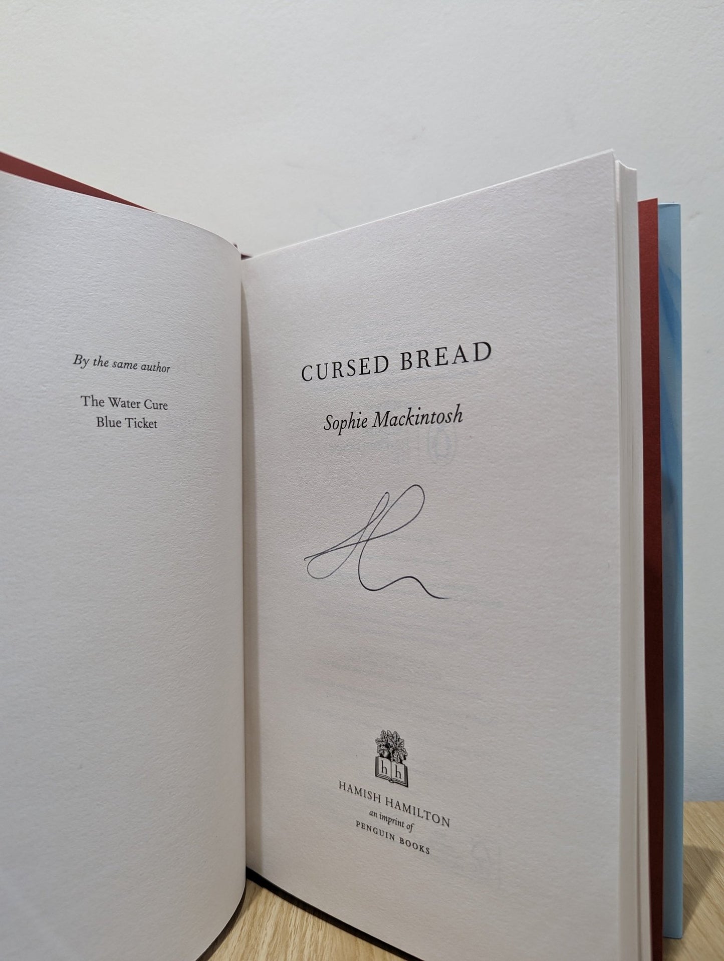 Cursed Bread by Sophie Mackintosh (Signed First Edition) - Fialta Books