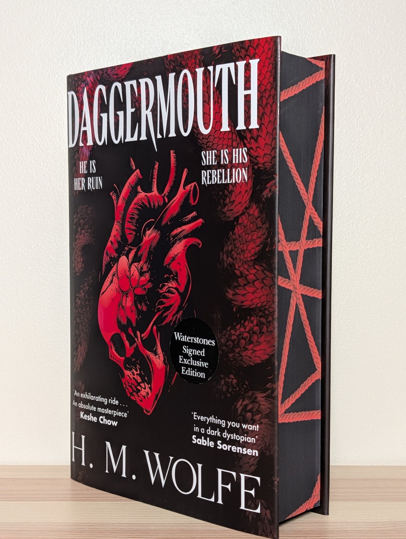 Daggermouth by H. M. Wolfe (Signed First Edition with sprayed edges) - Fialta Books