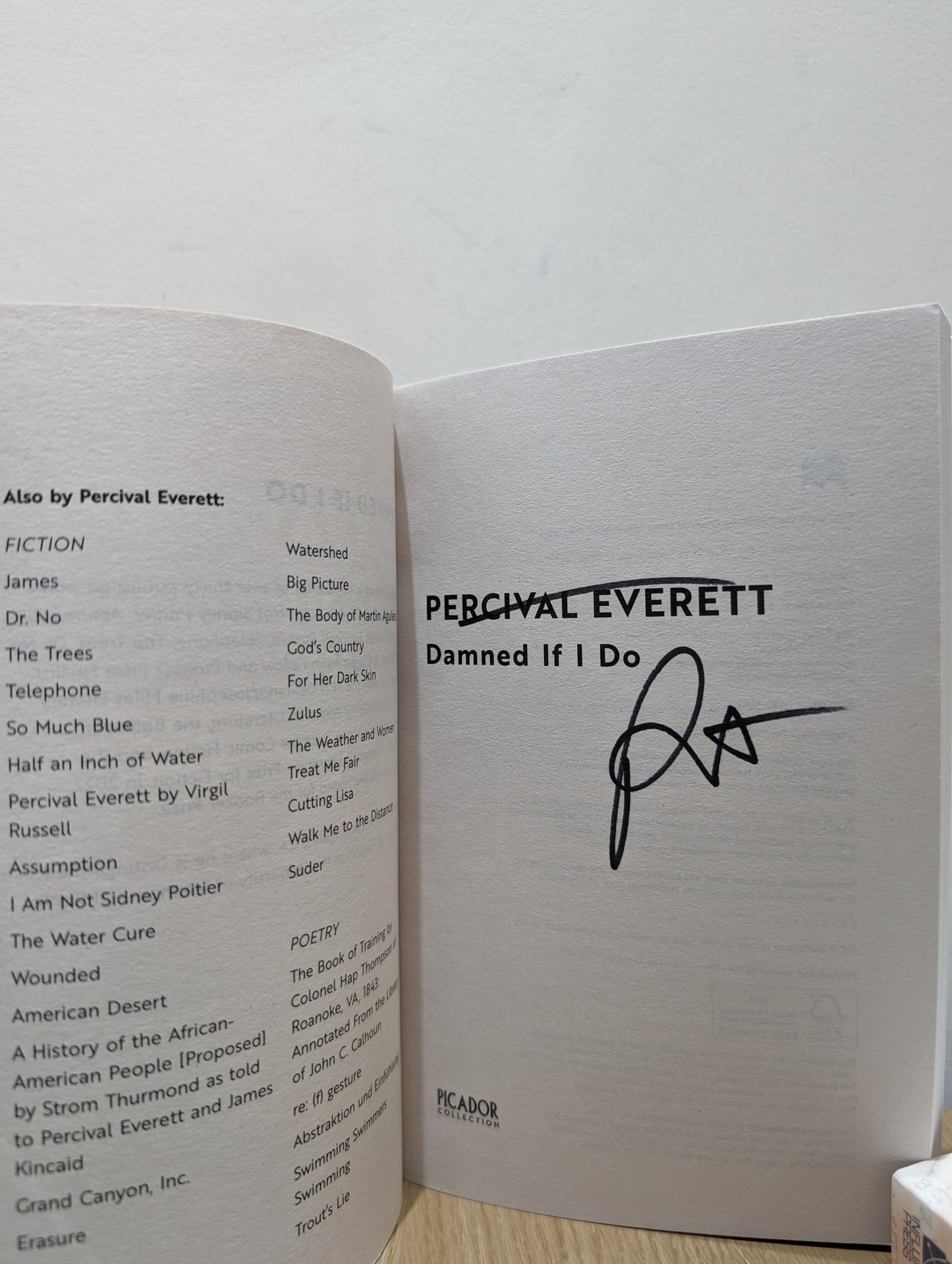 Damned If I Do by Percival Everett (Signed) - Fialta Books
