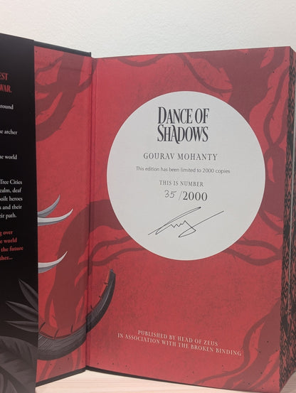 Dance of Shadows: Raag of Rta 2 by Gourav Mohanty (Signed First Edition with sprayed edges) - Fialta Books