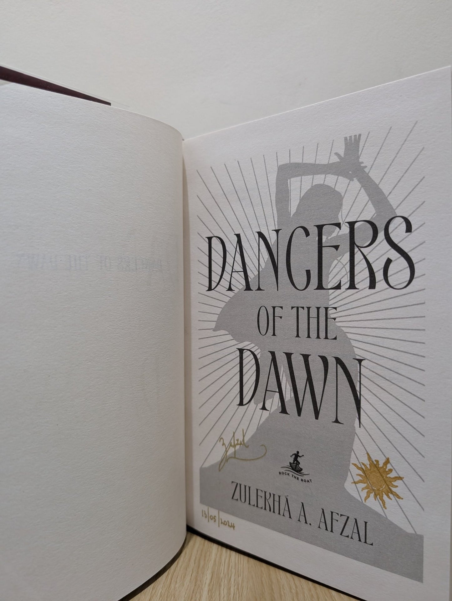Dancers of the Dawn by Zulekhá A. Afzal (Signed Dated First Edition) - Fialta Books
