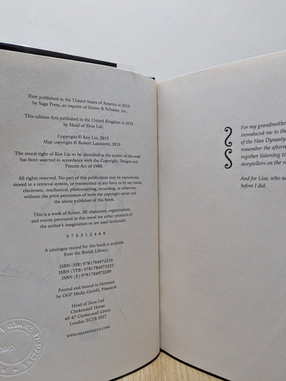 Dandelion Dynasty by Ken Liu (Signed First Edition) - Fialta Books