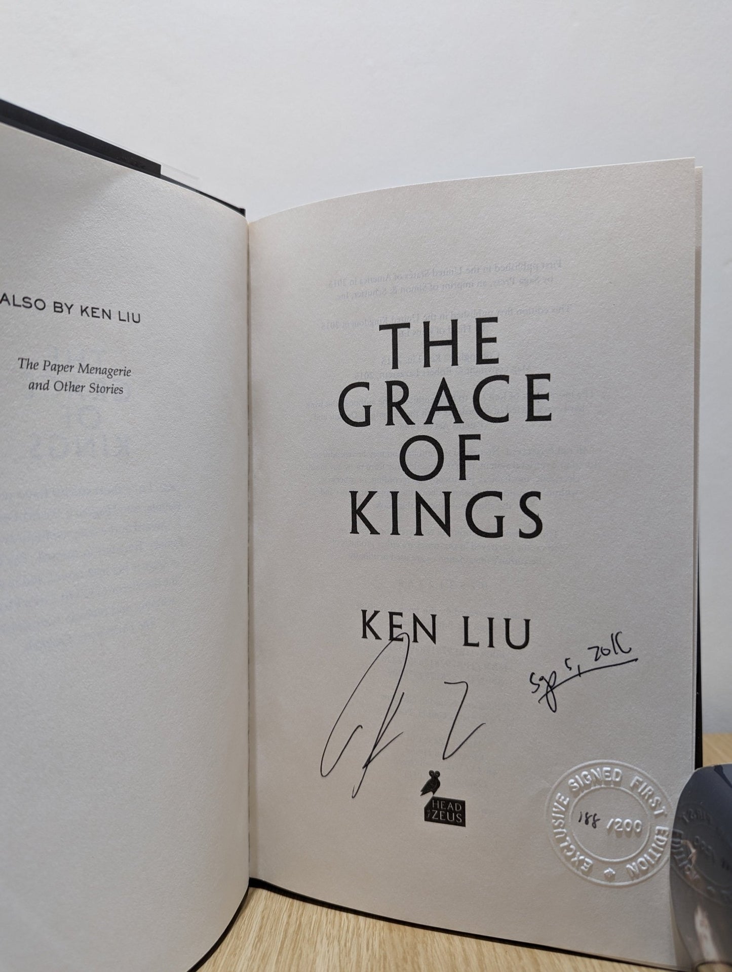Dandelion Dynasty by Ken Liu (Signed First Edition) - Fialta Books