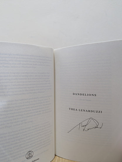 Dandelions by Thea Lenarduzzi (Signed First Edition) - Fialta Books