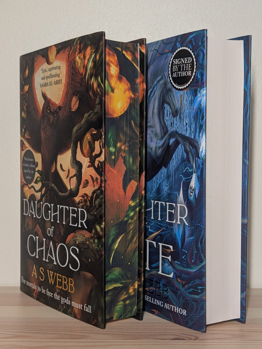 Daughter of Chaos; Daughter of Fate by A S Webb (Signed set) - Fialta Books