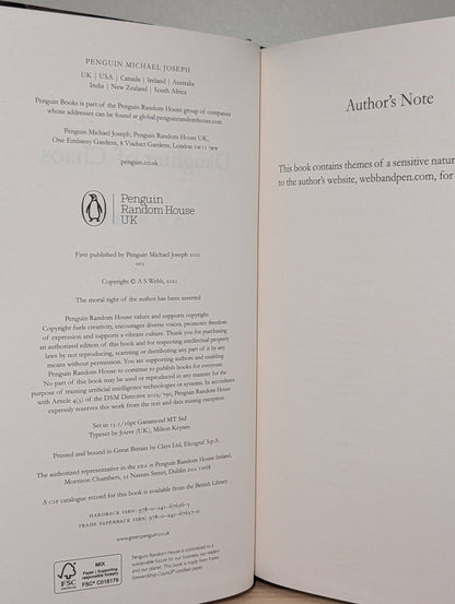 Daughter of Chaos; Daughter of Fate by A S Webb (Signed set) - Fialta Books