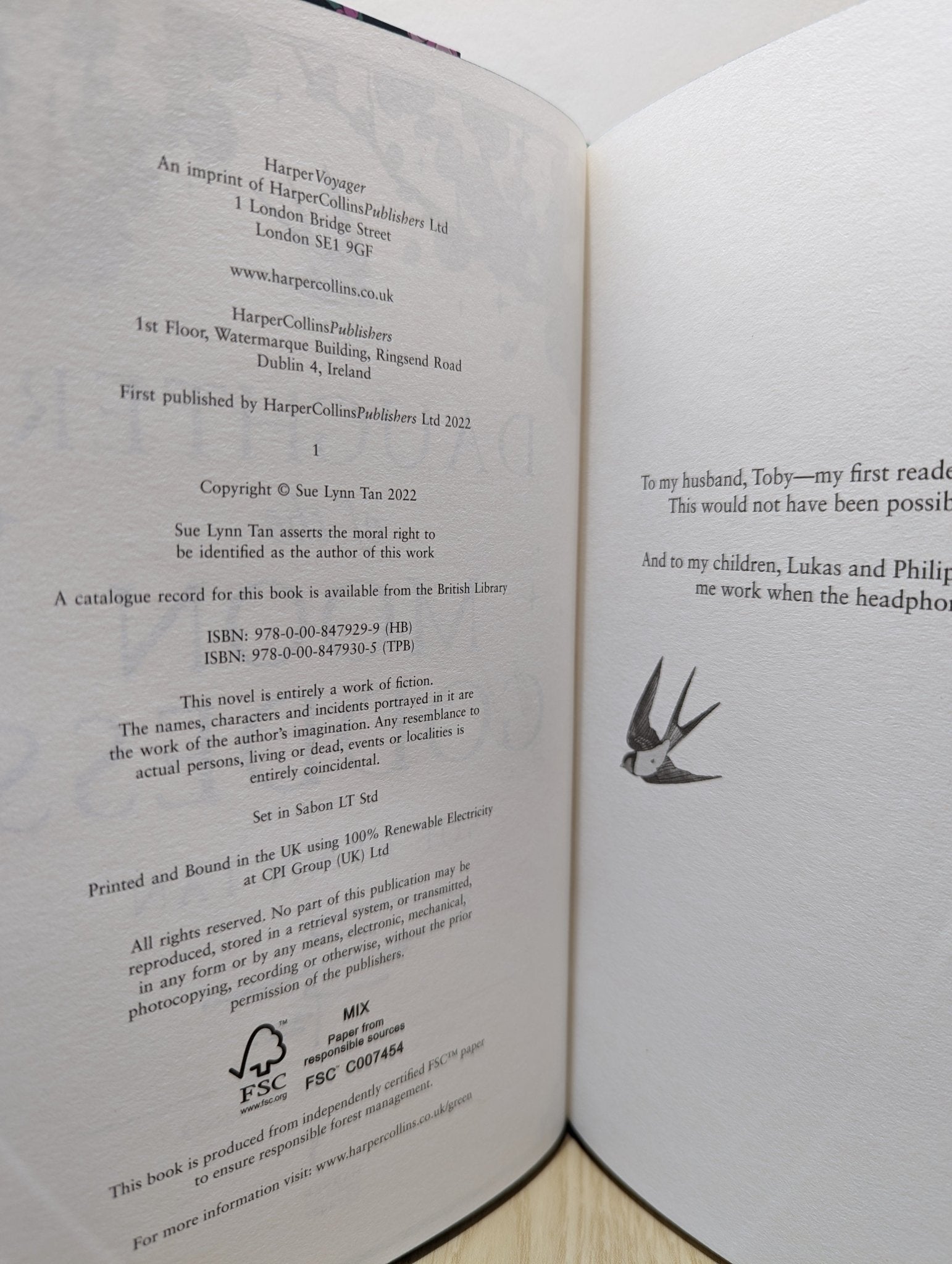 Daughter of the Moon Goddess by Sue Lynn Tan (Signed First Edition with sprayed edges) - Fialta Books