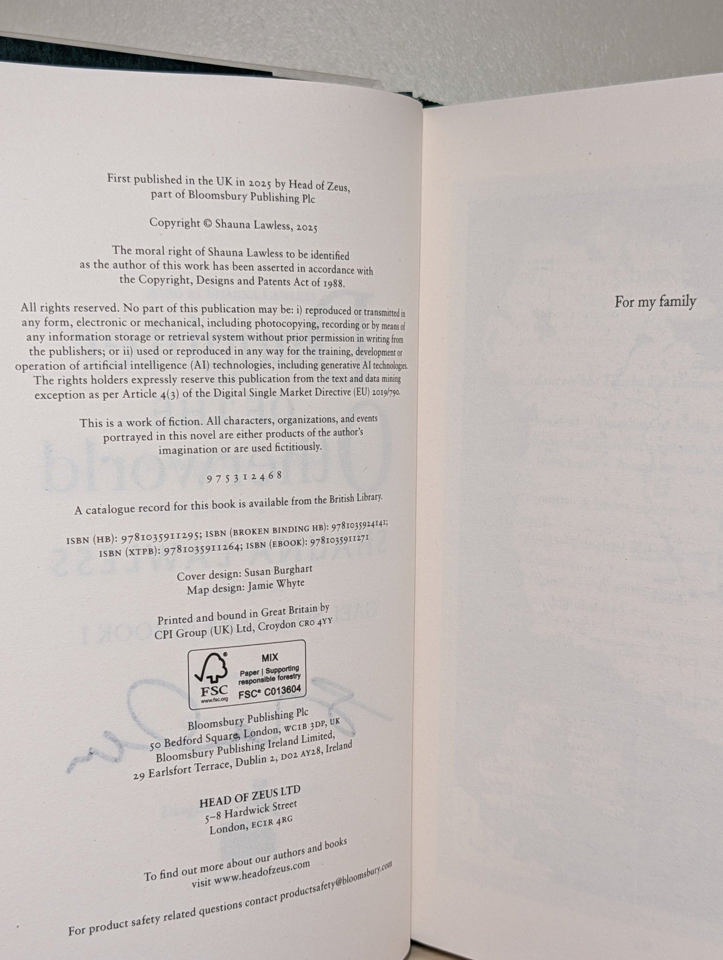 Daughter of the Otherworld: Gael Song Era II Book I by Shauna Lawless (Signed First Edition) - Fialta Books