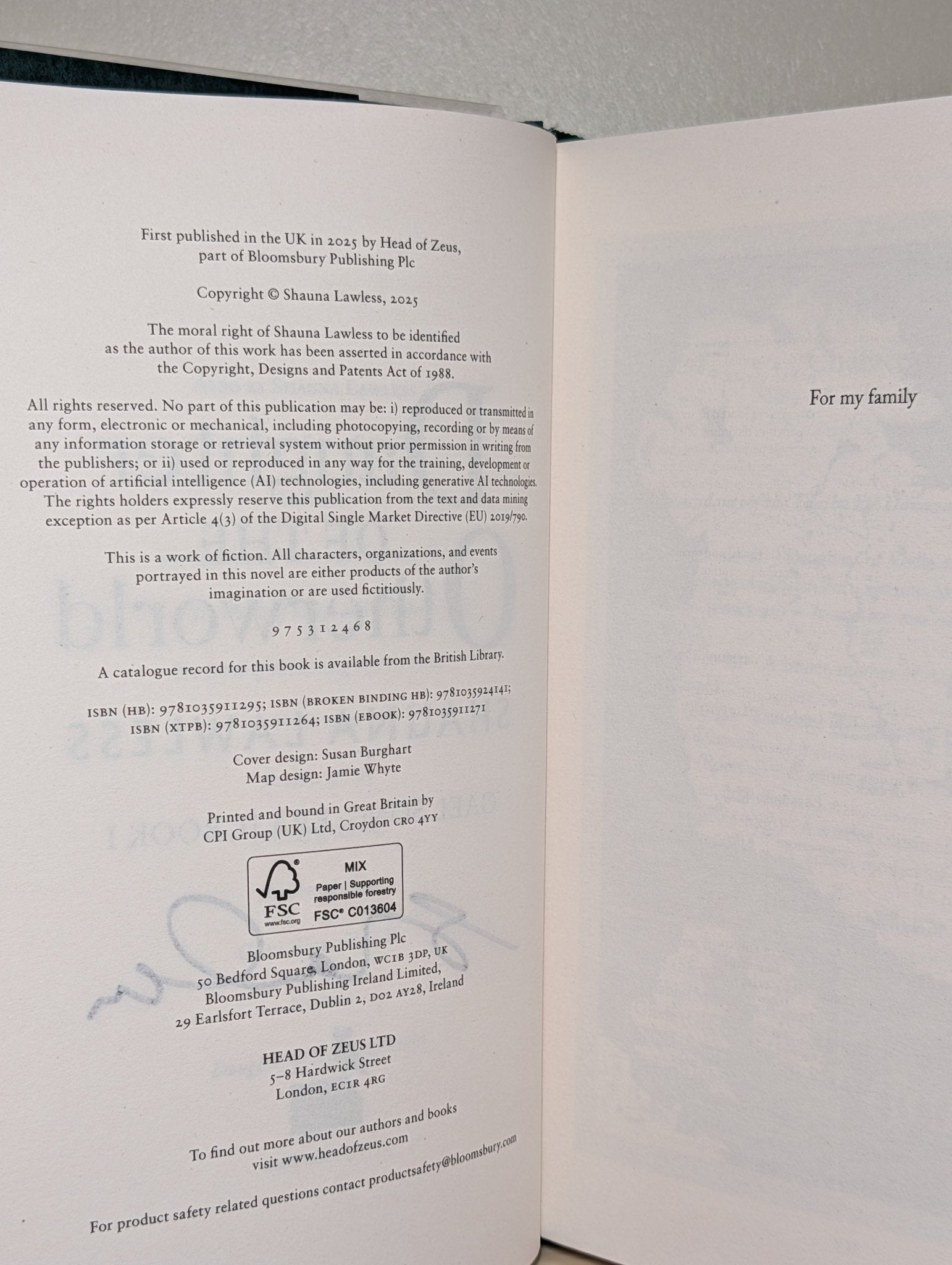 Daughter of the Otherworld: Gael Song Era II Book I by Shauna Lawless (Signed First Edition) - Fialta Books