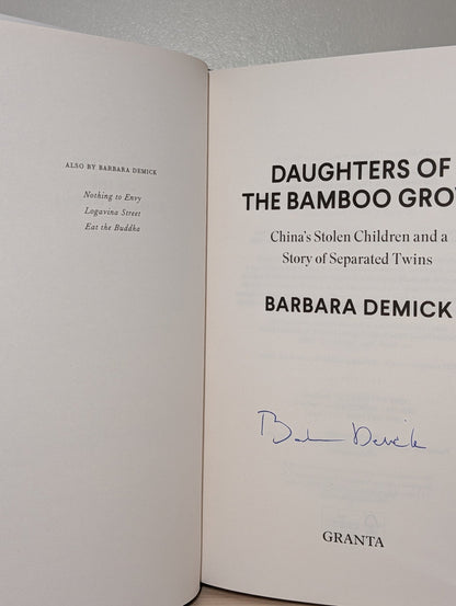 Daughters of the Bamboo Grove by Barbara Demick (Signed First Edition) - Fialta Books