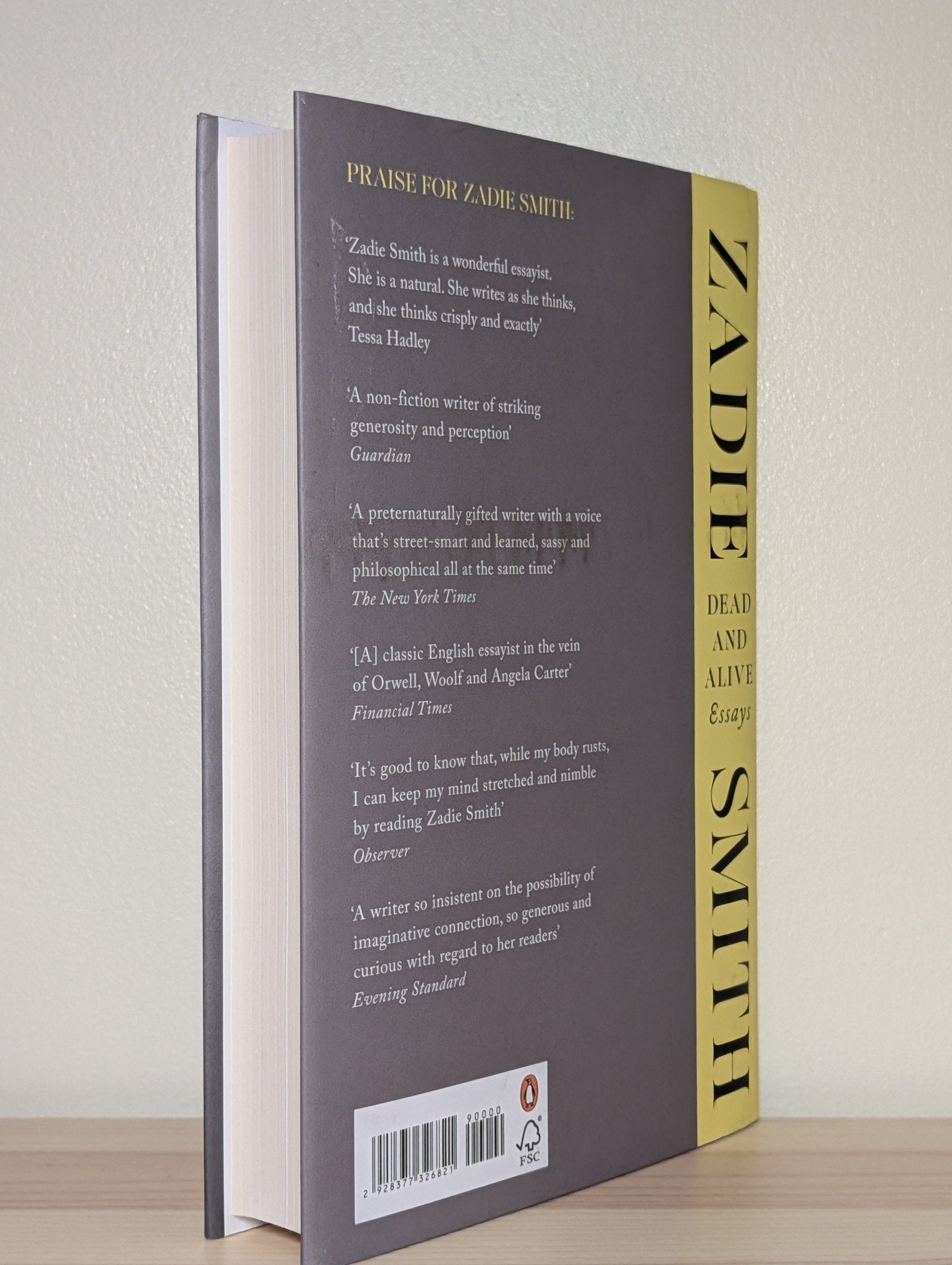 Dead and Alive by Zadie Smith (Signed First Edition) - Fialta Books