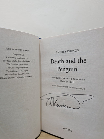 Death and the Penguin by Andrey Kurkov (Signed) - Fialta Books