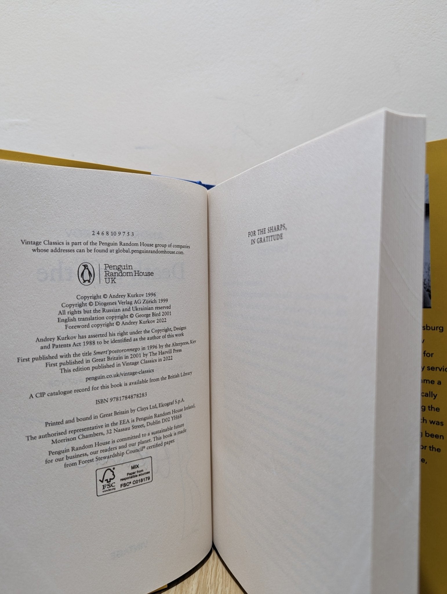 Death and the Penguin by Andrey Kurkov (Signed edition) - Fialta Books