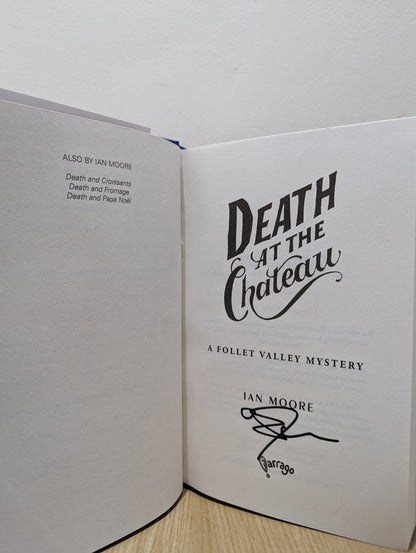 Death at the Chateau by Ian Moore (Signed First Edition) - Fialta Books