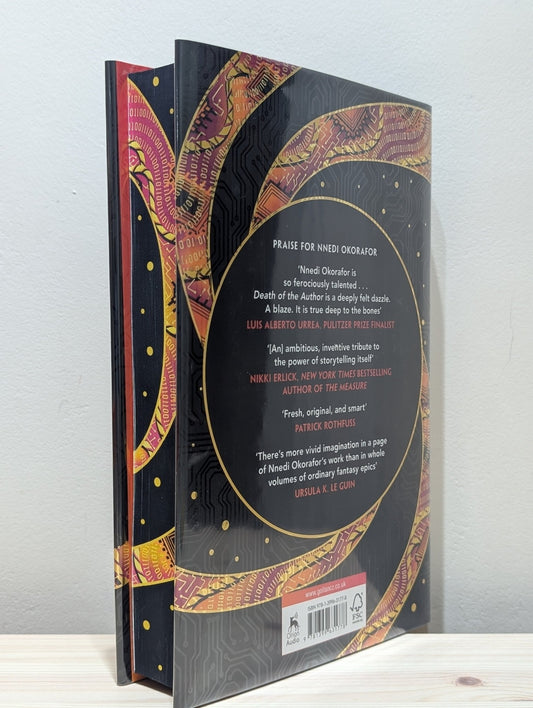 Death of the Author by Nnedi Okorafor (Signed Numbered First Edition with sprayed edges) - Fialta Books