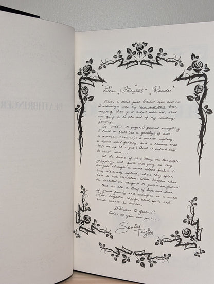 Deathbringer by Sonia Tagliareni (Special Edition with sprayed edges) - Fialta Books