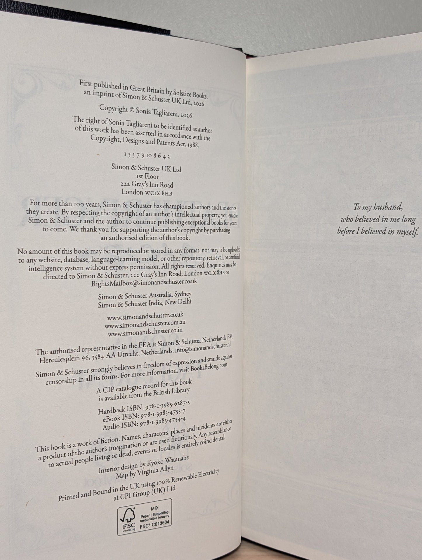 Deathbringer by Sonia Tagliareni (Special Edition with sprayed edges) - Fialta Books