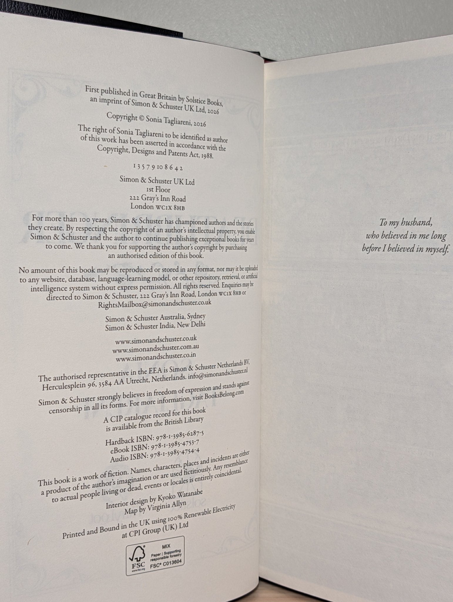 Deathbringer by Sonia Tagliareni (Special Edition with sprayed edges) - Fialta Books