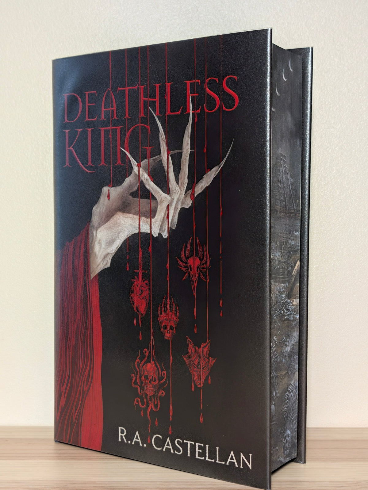 Deathless King by R. A. Castellan (Signed First Edition with sprayed edges) - Fialta Books