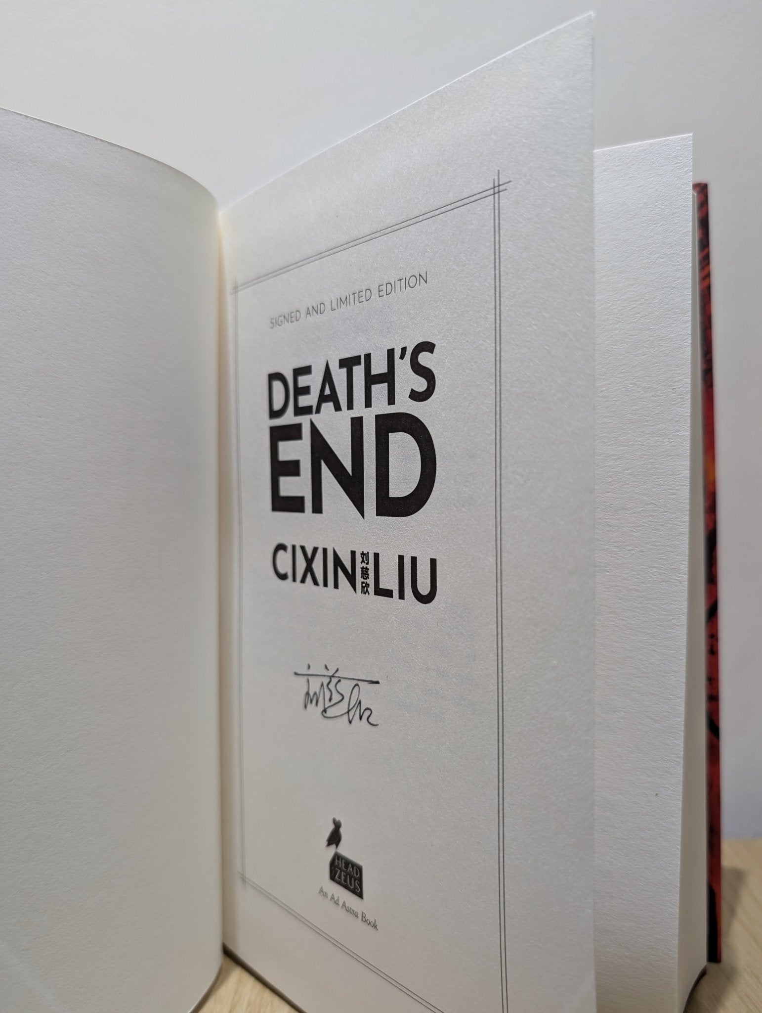 Death's End: The Three - Body Problem book 3 by Cixin Liu (Signed) - Fialta Books