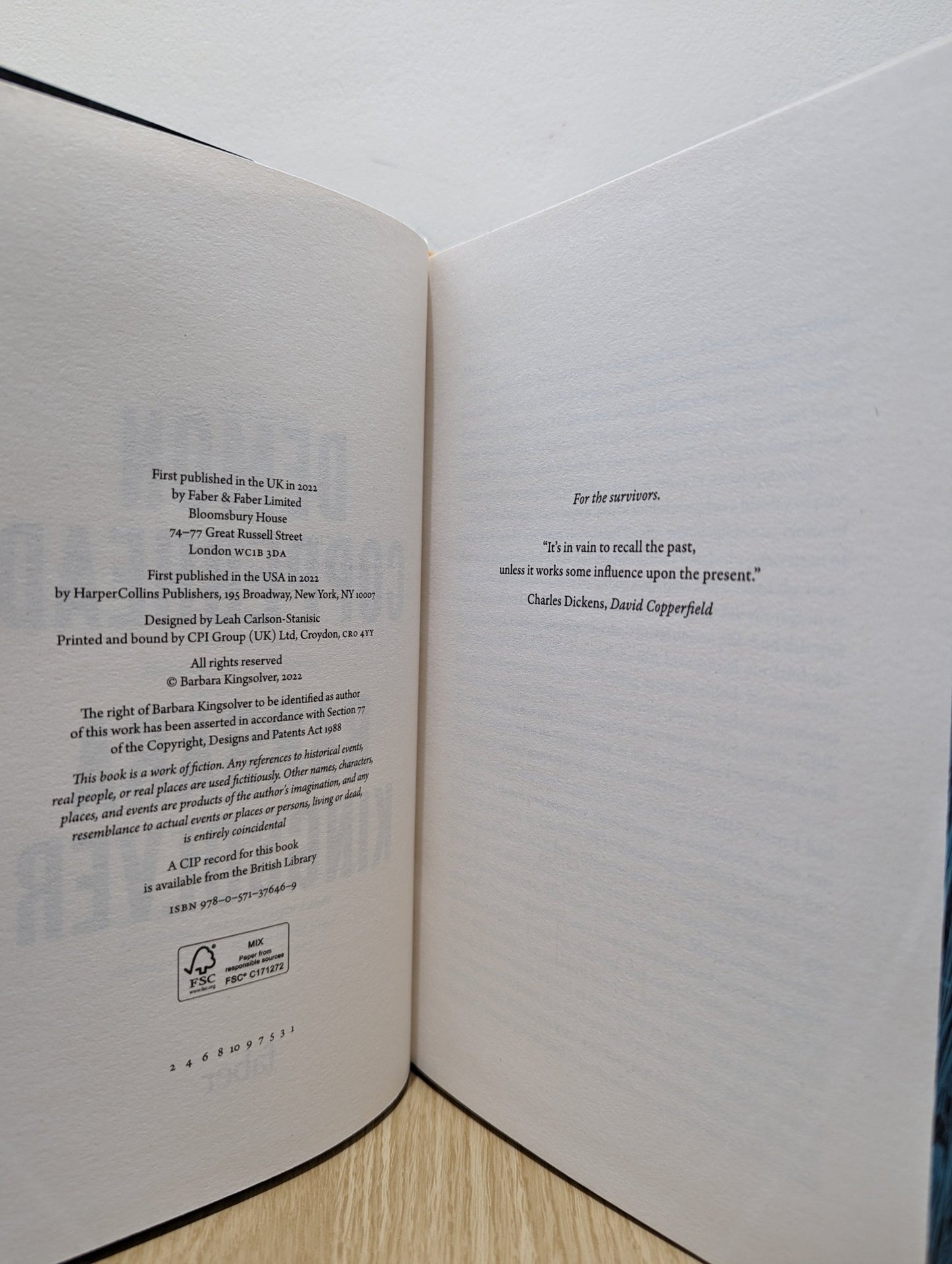 Demon Copperhead by Barbara Kingsolver (First Edition with sprayed edges and author letter) - Fialta Books