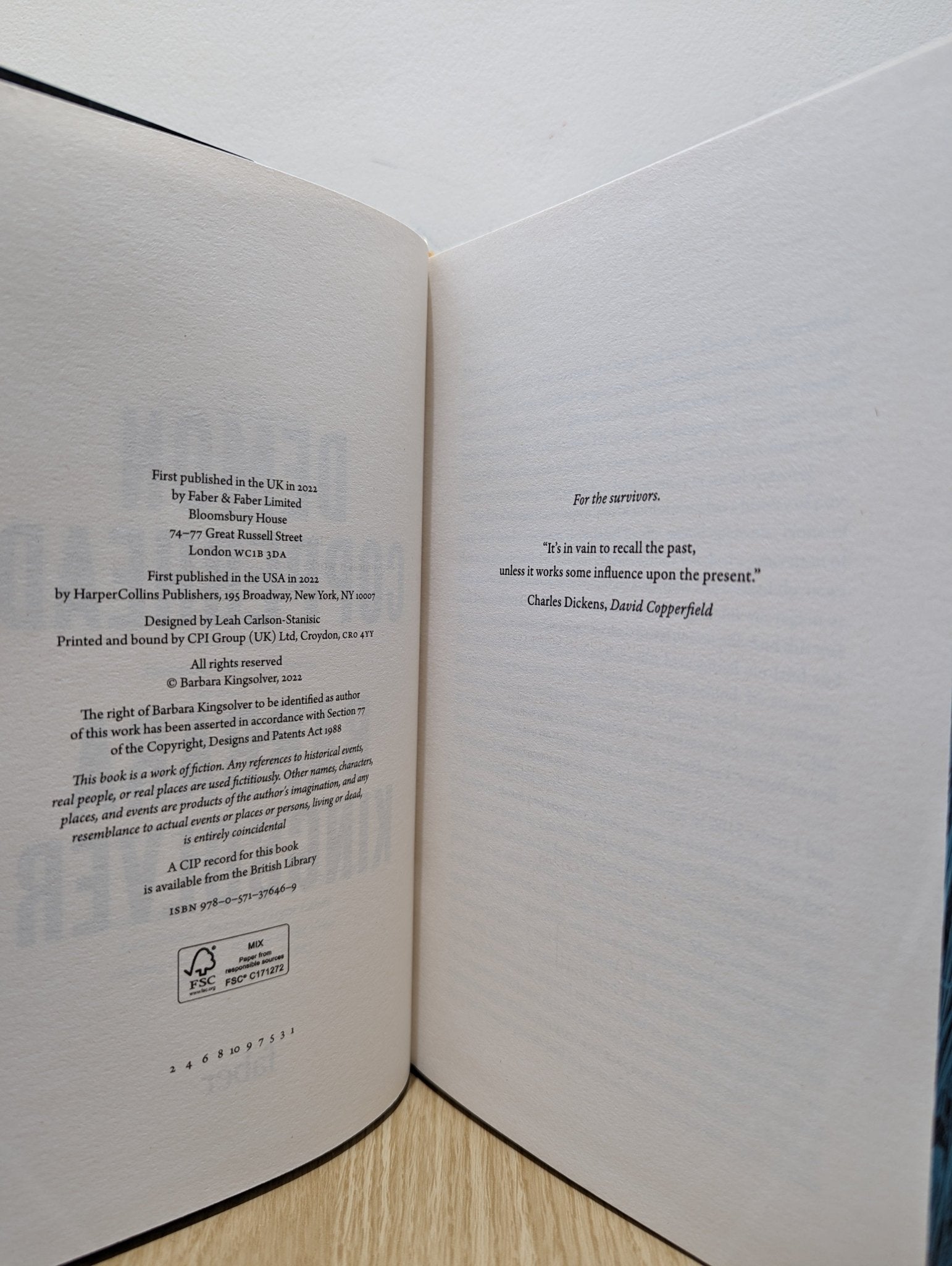 Demon Copperhead by Barbara Kingsolver (First Edition with sprayed edges and author letter) - Fialta Books