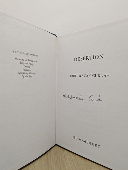 Desertion by Abdulrazak Gurnah (Signed First Edition) - Fialta Books