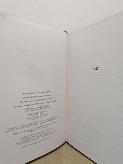 Desertion by Abdulrazak Gurnah (Signed First Edition) - Fialta Books