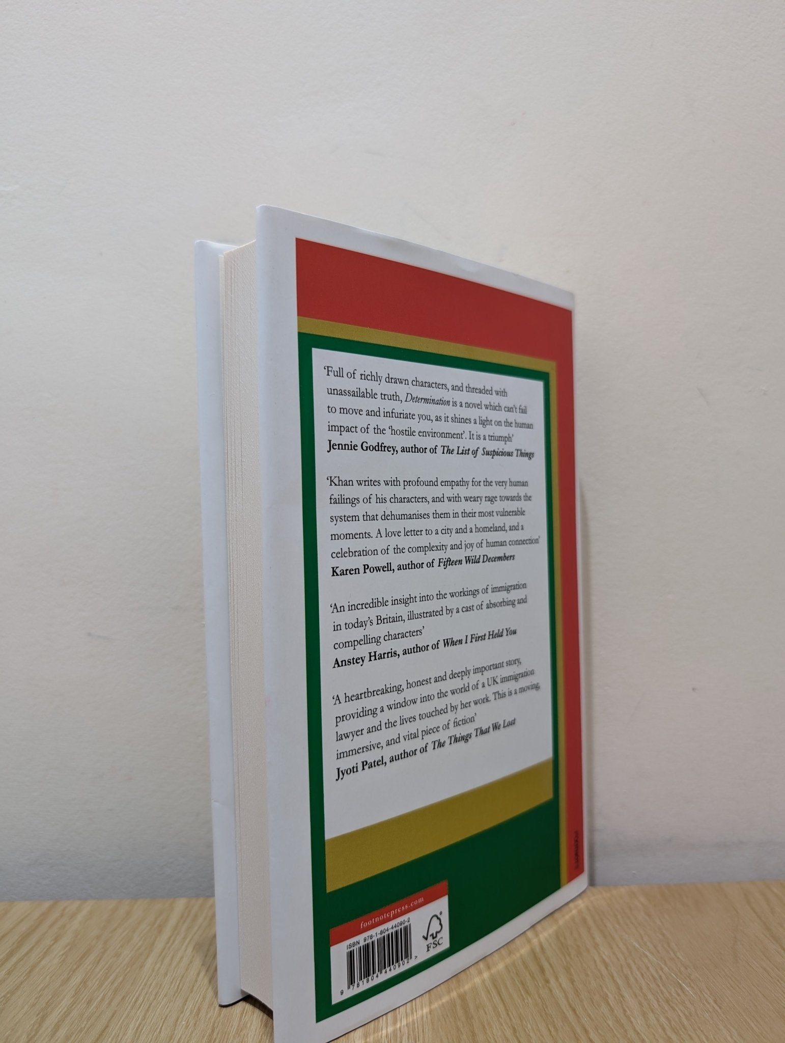 Determination by Tawseef Khan (Signed First Edition) - Fialta Books