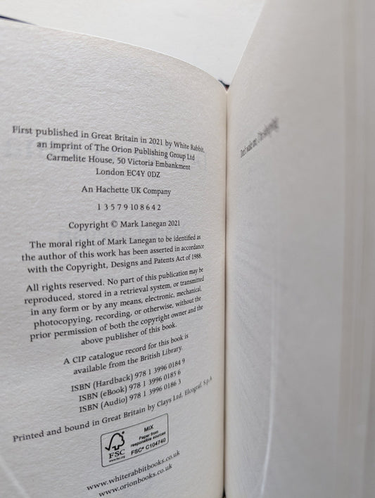 Devil in a Coma by Mark Lanegan - Fialta Books