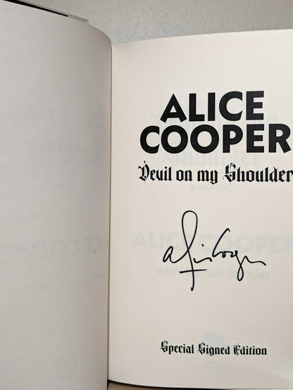 Devil on my Shoulder by Alice Cooper (Signed First Edition) - Fialta Books
